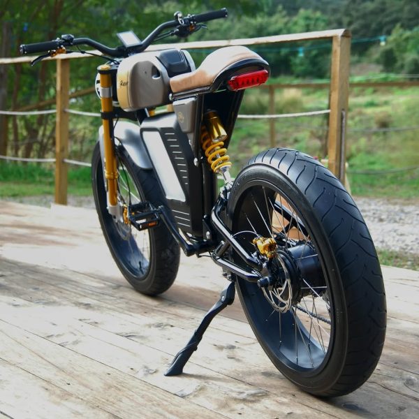 Ceci n'est pas une moto... Le E-Racer dans sa version 'de série' incarne l'excellence en matière de vélos électriques.